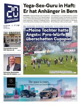 Cover of 20 Minuten - St. Gallen