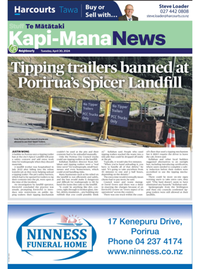 Cover of Kapi-Mana News