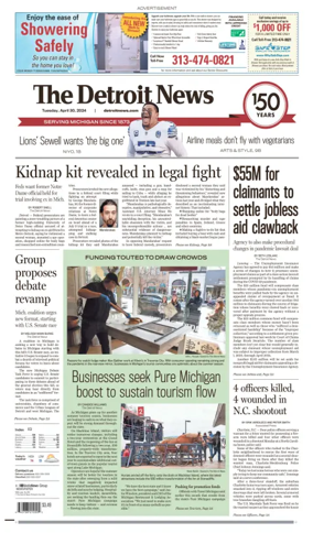 Cover of The Detroit News