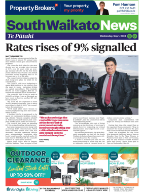 Cover of South Waikato News