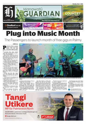 Cover of Manawatu Guardian