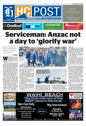 Cover of Waihi Leader