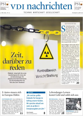 Cover of VDI Nachrichten