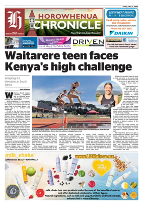 Cover of Horowhenua Chronicle