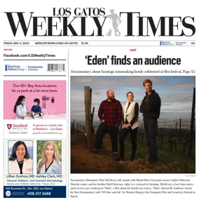 Cover of Los Gatos Weekly Times