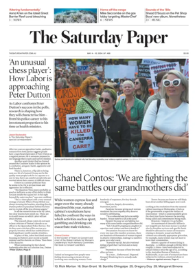 Cover of The Saturday Paper