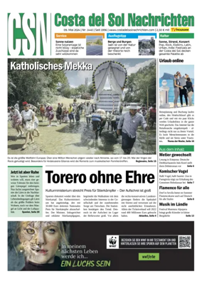 Cover of Costa del Sol Nachrichten