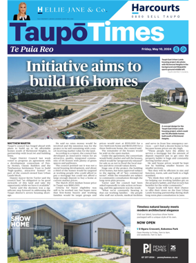 Cover of Taupo Times