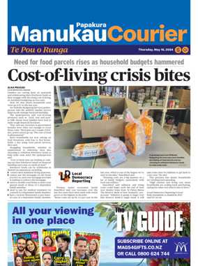 Cover of Manukau Courier