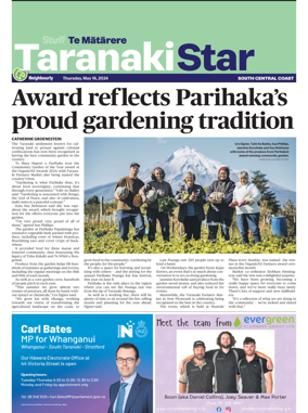Cover of South Taranaki Star
