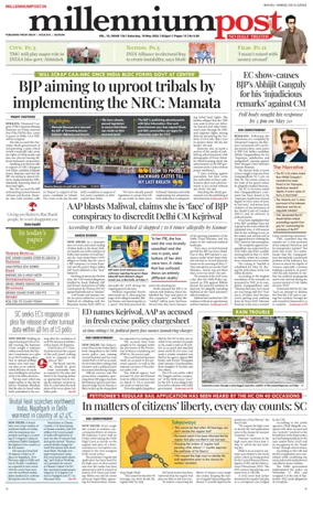 Cover of Millennium Post Siliguri