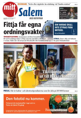 Cover of Mitt i Salem