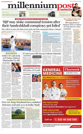 Cover of Millennium Post Siliguri