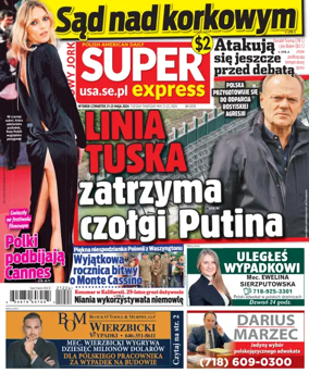 Cover of Super Express Nowy Jork