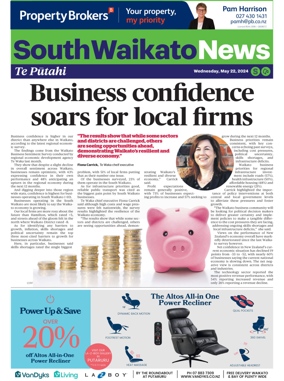 Cover of South Waikato News