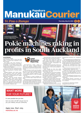 Cover of Manukau Courier