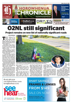 Cover of Horowhenua Chronicle