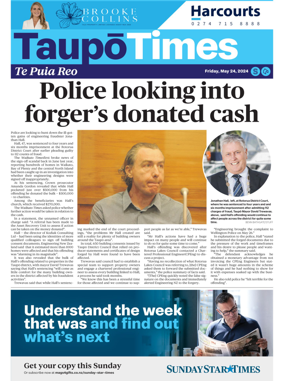 Cover of Taupo Times