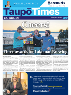 Cover of Taupo Times