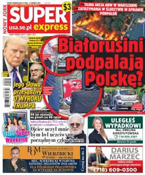 Cover of Super Express Nowy Jork