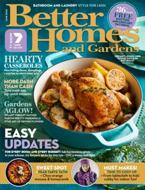Cover of Better Homes and Gardens (Australia)