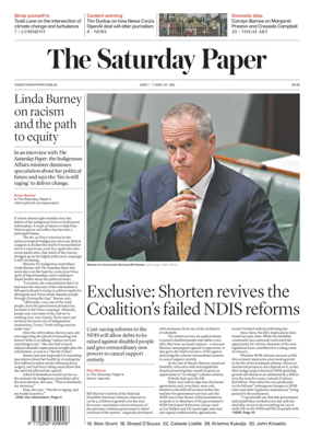 Cover of The Saturday Paper