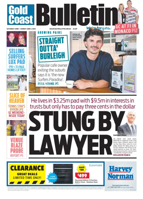 Cover of Weekend Gold Coast Bulletin