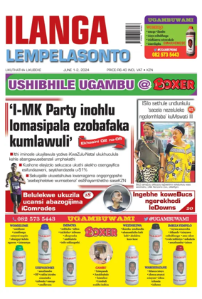 Cover of Ilanga langeSonto