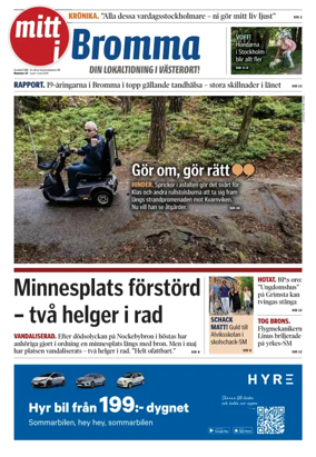 Cover of Bromma Tidning