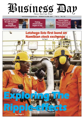 Cover of Business Day (Ghana)