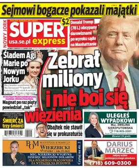 Cover of Super Express Nowy Jork
