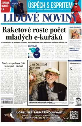 Cover of Lidove noviny