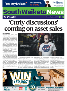 Cover of South Waikato News