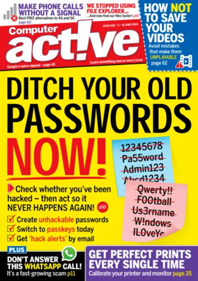 Cover of Computer Active (UK)