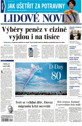 Cover of Lidove noviny