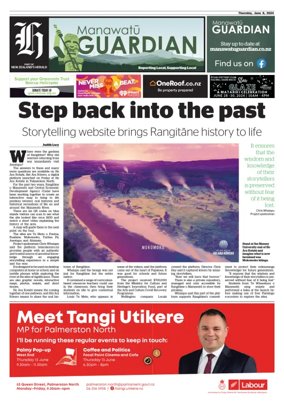 Cover of Manawatu Guardian