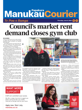 Cover of Manukau Courier