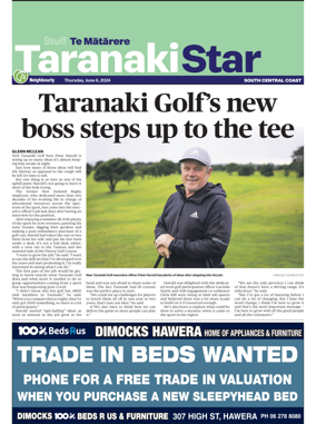 Cover of South Taranaki Star