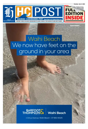 Cover of Waihi Leader