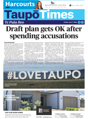 Cover of Taupo Times