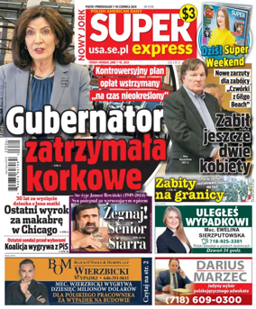 Cover of Super Express Nowy Jork