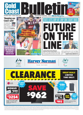 Cover of Weekend Gold Coast Bulletin