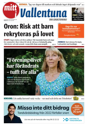 Cover of Vallentuna Nyheter