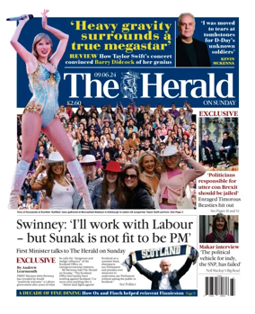 Cover of Sunday Herald