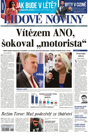 Cover of Lidove noviny