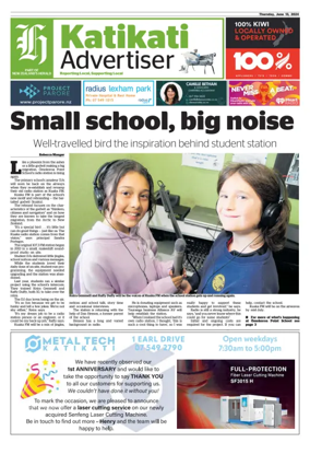 Cover of Katikati Advertiser