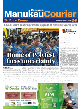 Cover of Manukau Courier