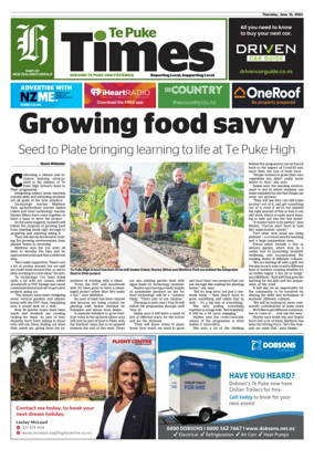 Cover of Te Puke Times