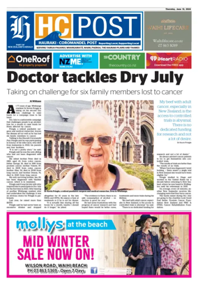 Cover of Waihi Leader