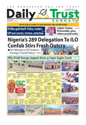 Cover of Sunday Trust